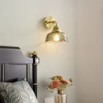 Study Bedroom Bedside Wall Lamp Creative Personality Entrance Balcony Living Room Background Wall Aisle Glass Wall Lamp 4