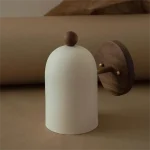 Nordic Wood Indoor Wall Lamp Retro Entrance Bedside Atmosphere Japanese Simple Balcony Wall Decor Led Pendant Lamp 3