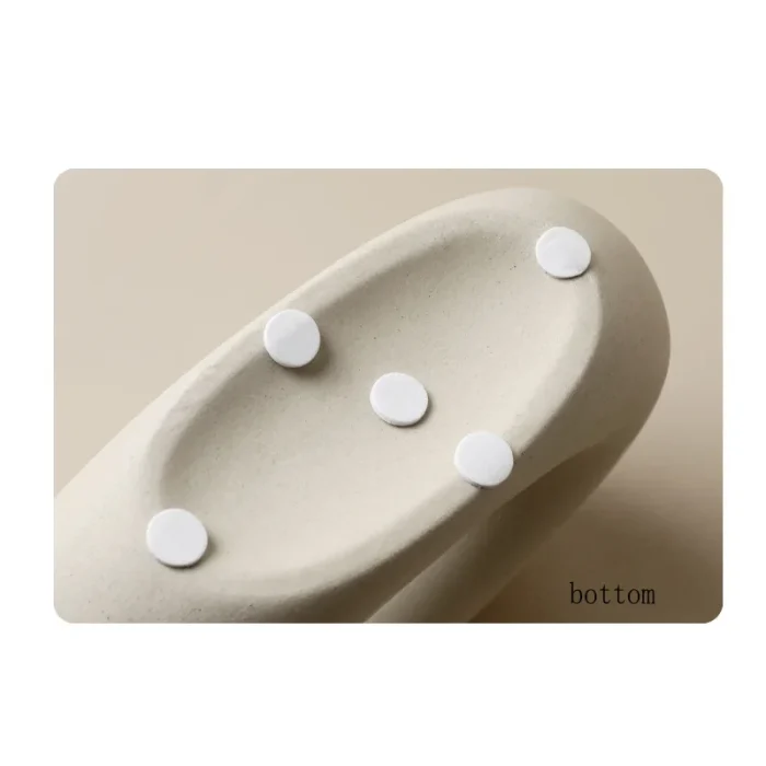 Ins Nordic Home Decoration Ceramic Table Flower  Accessories Modern White Plant Art Decor Crafts Wedding Vase for Centerpieces 5