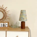 French Style Fresh Flowers Romantic Atmosphere Bedside Table Lamp Solid Wood Bedroom Study Photo Decoration Floral Lamp 5