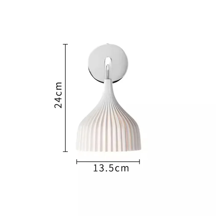 LED Wall Lamp Bedroom Bedside Lamp Modern Simple Nordic Cream Style Living Room Background Wall Lamp 6