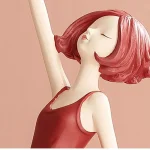 Luxury Creative Balloon Girl Decoration for Home Figure Sculpture Statue Living Room Bedroom Desk Ornaments Craft Christmas Gift 6