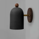 Nordic Wood Indoor Wall Lamp Retro Entrance Bedside Atmosphere Japanese Simple Balcony Wall Decor Led Pendant Lamp 6