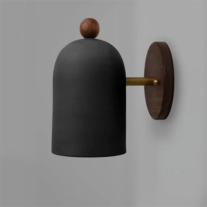 Nordic Wood Indoor Wall Lamp Retro Entrance Bedside Atmosphere Japanese Simple Balcony Wall Decor Led Pendant Lamp 6