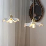 Ceramic Pendant Light for Kitchen Dining Room Restaurant Hanging Lamp Modern Ceiling Chandelier Home Indoor Bedroom Living Room 1