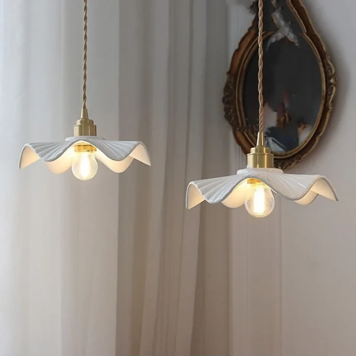 Ceramic Pendant Light for Kitchen Dining Room Restaurant Hanging Lamp Modern Ceiling Chandelier Home Indoor Bedroom Living Room 1