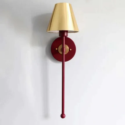 Long Pole Wall Lamp American Simple Bedroom Bedside Lamp LED Living Room Background Wall Lamp 2
