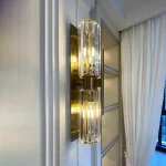 Crystal Wall Lamp Bedroom Bedside Lamp Creative Living Room Background Wall Decoration Wall Lamp Hotel Aisle Corridor Lamp 5