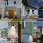 LED Aluminum Waterproof Wall Lamp, Modern Outdoor Wall Washer, 5W Wall Mount Outdoor Security Lighting Fixture 3