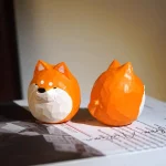 Creative Handmade Wood Carving Doggy Sculpture Ornaments Living Room Bedroom Office Desktop Animal Statue Crafts Birthday Gifts 3