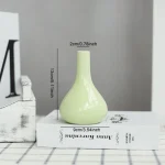 Candy Color Mini Ceramic Vase Living Room Desktop Green Plants Hydroponic Home Decoration Can Be Used As Aromatherapy Bottle 6