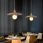 Nordic Solid Wood Pendant Light Bedside Dining Table Art Decorative Log Lamps Creative Restaurant Bar Tea Room Hanging Light E27 2