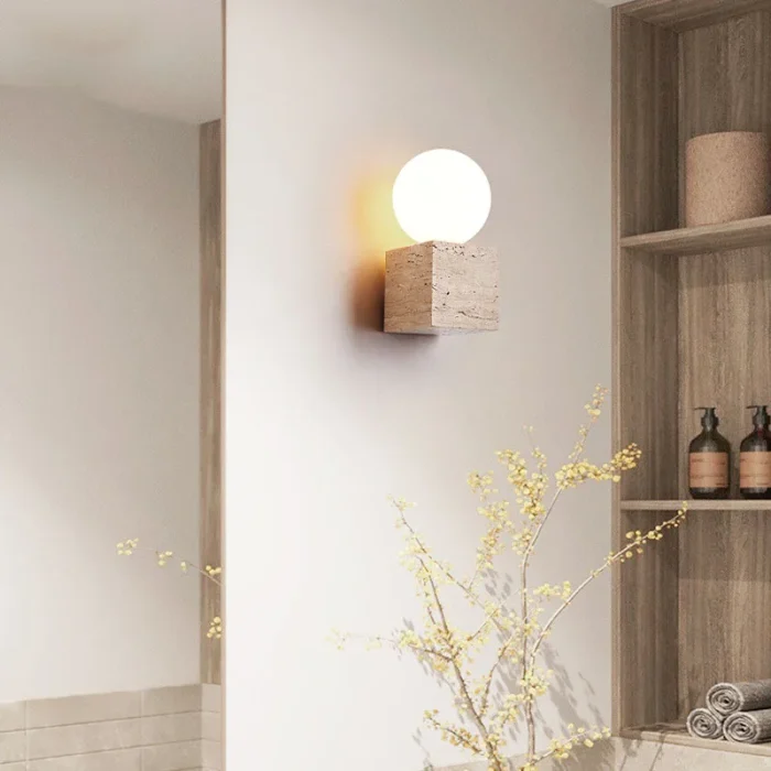 Cream Style Wall Lamp Living Room Sofa Background Entrance Decorative Lamp Bedroom Bedside Simple Wall Lamp 4