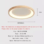 Nordic Wooden Ceiling Light Hanging Lamps LED Ceiling Bedroom Study Rooms Aisle Balcony Room Decor Log Home Fixture Illumination 5