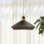 E27 Retro Restaurant Bar Decorative Chandelier Living Room Bedroom Pleated Chandelier 1
