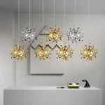 Nordic Light Luxury Personalized Creative Clothing Shop Window Decoration Chandelier Bar Bar Lamps Sequin Lights 2