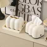 Cloud Creative Lifting Tissue Box, Household Bathroom Paper Suction Box, High-End Cream, High-End Sense, Ins Paper Suction Box 4
