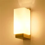 Wood Wall Lamp Sconce Decorative Home Office Restaurant Hotel Bathroon Mirror Lighting Nordic Indoor Aisle Bedroom Wall Light 5