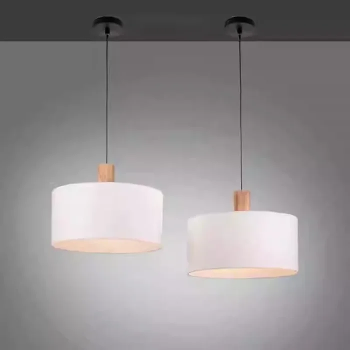 American Restaurant Chandelier Nordic Modern Linen Living Room Bedroom Bar Creative Chandelier 1