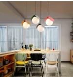 Colorful Ball Chandelier Modern Bedside Table Combination Bar Pendant Light Home Decor 3