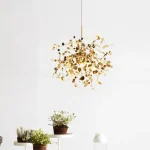 Nordic Light Luxury Personalized Creative Clothing Shop Window Decoration Chandelier Bar Bar Lamps Sequin Lights 5