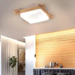 Modern LED Ceiling Light Wood For Room Decoration Bedroom Ceiling Lamp Corridor Balcony Lighting Living Room Ceiling chandelier 2