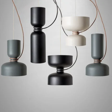 Nordic LED Pendant Light ABCD Dual Combination Cylindrical Iron Lamp Bar Decor Fixtrues Living room Bedroom Kitchen Light Lustre 2