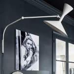 Nordic Living Room Retro Horn Decoration Bedroom Swing Arm Wall Lamp Free Wiring Bedside Industrial Installation Lighting 4