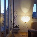 Japanese Style Noguchi Tea Room Rice Paper Lamp Living Room Homestay Bedroom Study Room Decoration Floor Lamp 4