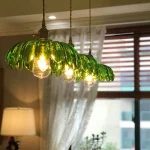 Nordic Retro Glass Pendant Light Modern Hanging Lamp Living Room Decor Luminaire Hall Bedroom Dining Room Indoor Fixture Lustre 2