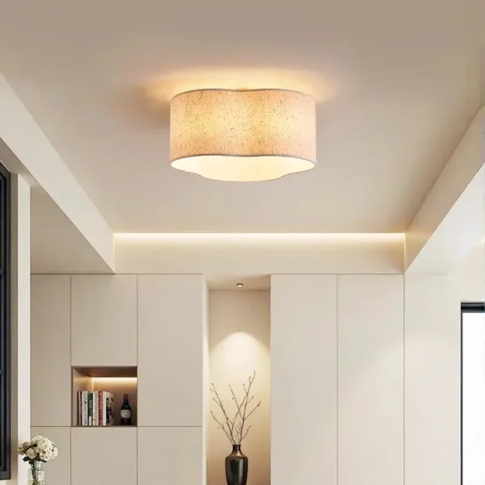 E27 Entrance Aisle Ceiling Lamp Japanese Rice Paper Lamp Cream Restaurant Entrance Corridor Cloakroom Lamp 2