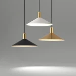 Nordic Pendant Lights Ceiling Lamp Luminaire with Iron Lampshade Modern Hanging Lamp for Home Decor Cafe Bar Restaurant E27 12W 1