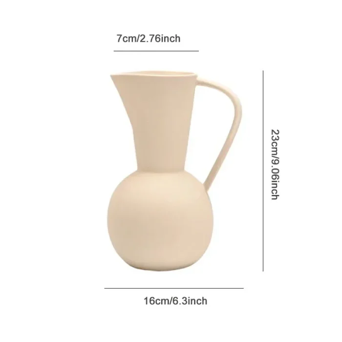 Nordic Ins Ceramic Vase Home Decoration Ornaments Crafts Vegetarian Ceramic Flower Pot Art Vases Home Decoration Ornament Gifts 6