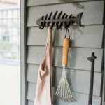 Creative cast iron fish bone hook wall hook garden courtyard outdoor decoration personality grocery European-style ornaments 1