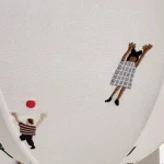 Embroidered Fabric Park Children's Chandelier Cotton Linen Handmade Cartoon Lamp Shade Cloakroom Study Bedroom Decorative Lamps 6