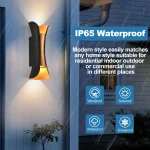 1pc LED Wall Lamp 10W Aluminum IP65 Waterproof Outdoor Wall Lights Garden Porch Modern Indoor Nordic Sconce Lamp Decoration 5
