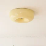 French Cream Lamp Aisle Balcony Ceiling Lamp Simple Creative Children's Room Bedroom Ceiling Lamp 3