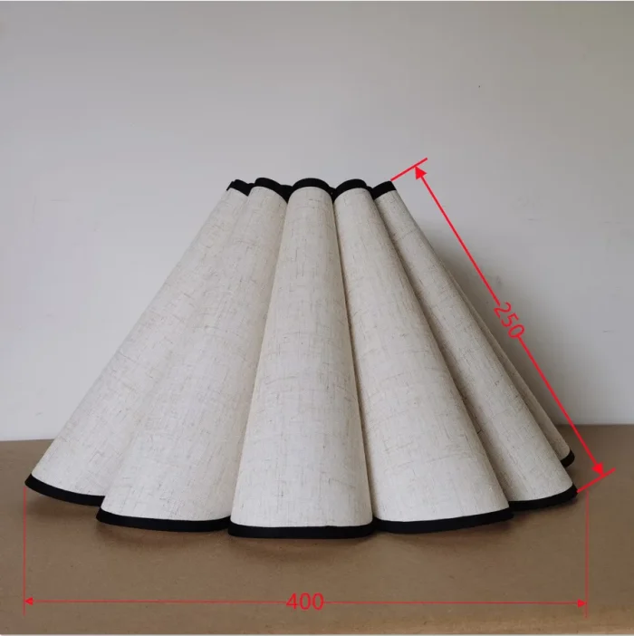 Chandelier shade fabric petals 6
