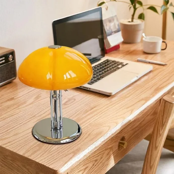 Nordic Modern Table Lamp Retro Bedroom Living Room Pumpkin Lamp Study Bedside Table Lamp Atmosphere Lamps 2