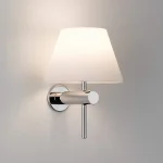 Modern Simple Fabric Lampshade Bedside Wall Lamp LED Bedroom Stairs Aisle Study Room Lamps 2