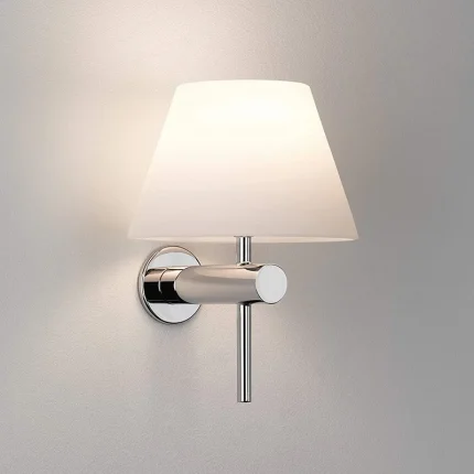 Modern Simple Fabric Lampshade Bedside Wall Lamp LED Bedroom Stairs Aisle Study Room Lamps 2