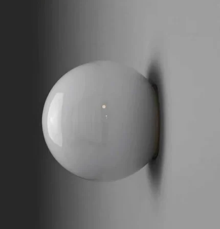LED Sphere Glass Wall Lamp Minimalist Designer Living Room Background Wall Lamp Bathroom Sphere Bedroom Bedside Lamp 2
