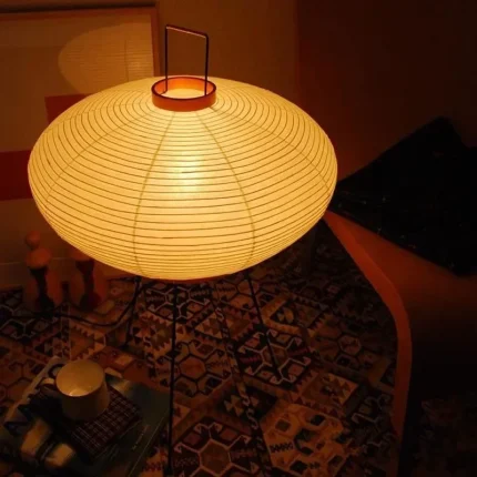Japanese Style Noguchi Tea Room Rice Paper Lamp Living Room Homestay Bedroom Study Room Decoration Floor Lamp 1