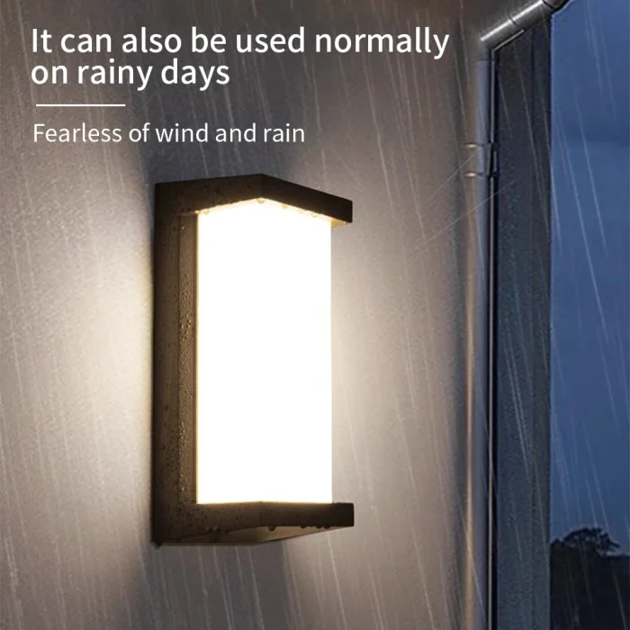 Led Outdoor Wall Light Waterproof IP66 Motion Sensor Led Outdoor Lighting Porch Lights Balcony Garden Lights Outdoor Wall Lamp 2