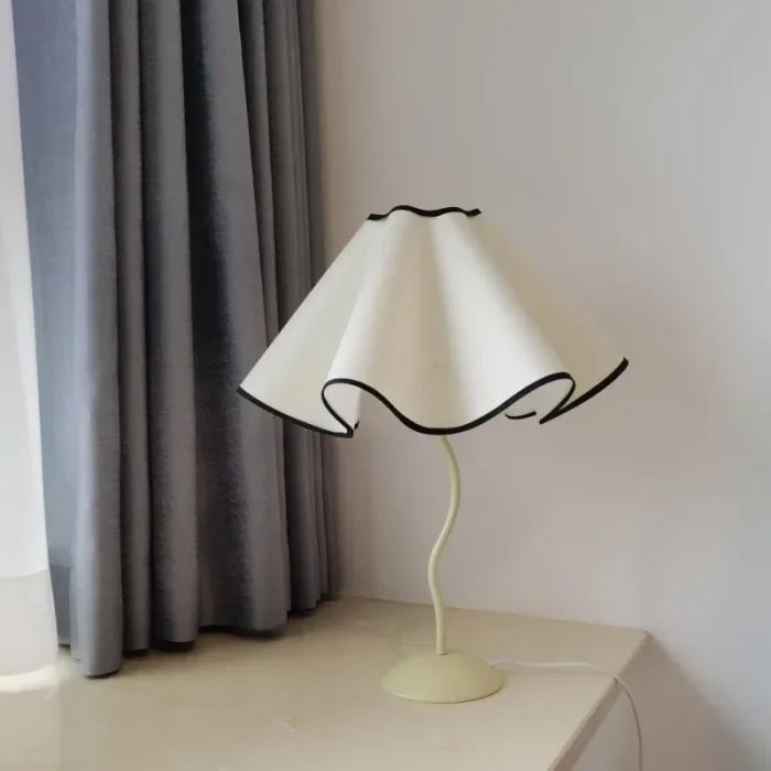Petal Umbrella Lamp Table Lamp S Bar Iron Bedside Lights Bedroom Ambiance Night Light Simple Lights 4