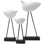 European Resin Bird Statue Creative Home Furnishings Living Room Wine Cabinet Decoration Office Desktop Figurines Crafts Gifts 4