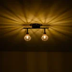 Modern Industal Chandelier 2/3 Heads Ceiling Lamp Retro Ceiling Light Bedroom Kitchen Living Room Decor Indoor Lighting Fixtures 1