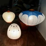 Japanese Style Noguchi Tea Room Rice Paper Lamp Living Room Homestay Bedroom Study Room Decoration Floor Lamp 2