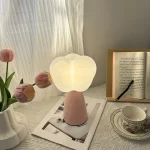 Cream Style Bedside Lamp Kapok Pumpkin Night Light Creative Atmosphere Night Light Cute Ins Girl Decorative Table Lamp 5