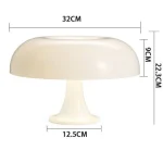Mushroom Table Lamp Modern Simple Hotel Bedroom Bedside Lamp USB Plug-in  Reading Table Lamp Home Decoration Lamp 6